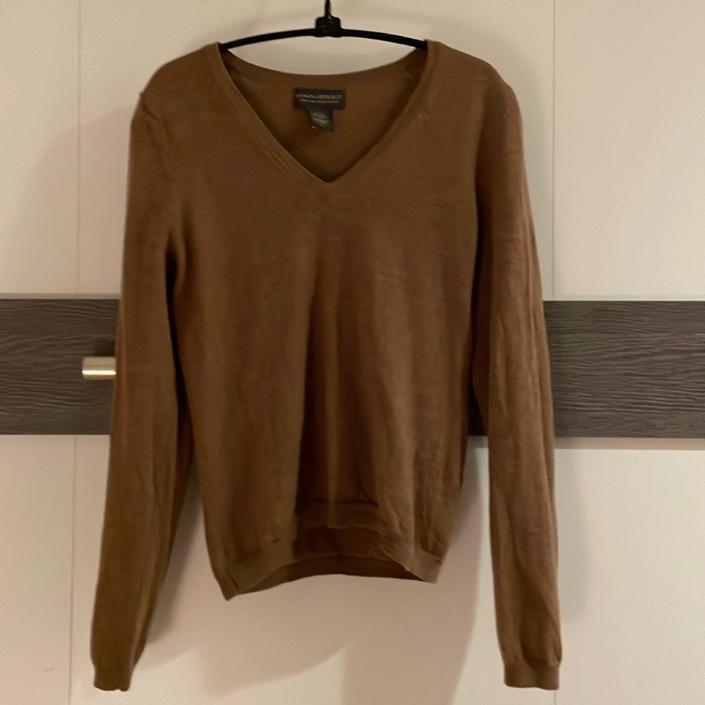 Banana Republic Merino Wool Camel Sweater Size Small
